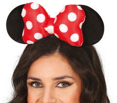 Serre-Tête Nœud Papillon Souris / Diadème Minnie / Oreilles Minnie / La Maison Du Déguisement