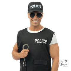 Menottes en métal / Menottes de Police / Paire de menottes métalliques / La Maison Du Déguisement