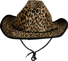 Chapeau Cow boy Léopard Adulte / Chapeau Western Leopard / La Maison Du Déguisement