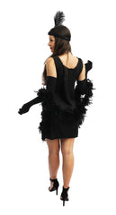 Déguisement Robe Charleston Noir / Costume Charleston Année 20s noir / La Maison Du Déguisement