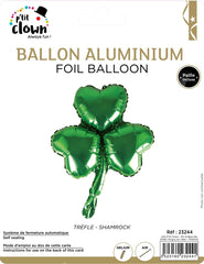 Ballon Saint Patrick Trèfle Géant / St Patrick Ballon Aluminium Trèfle / La Maison Du Déguisement