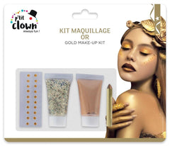 Kit Maquillage Doré / Set Maquillage Or / La Maison Du Déguisement