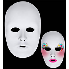 Masque Neutre Blanc Luxe à peindre / La Maison Du déguisement