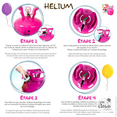 Bouteille Hélium pour gonflage de ballons (20 Ballons) / A Bouteille Helium PM pour gonfler 20 ballons / La Maison Du Déguisement