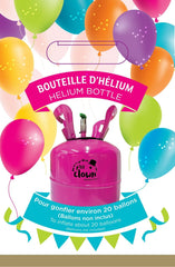 Bouteille Hélium pour gonflage de ballons (20 Ballons) / A Bouteille Helium PM pour gonfler 20 ballons / La Maison Du Déguisement
