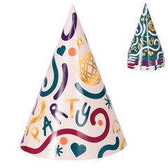 Chapeaux Pointu Carton Multicolore / 6 Chapeaux Pointu Carton Multicolore / La Maison Du Déguisement