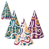 Chapeaux Pointu Carton Multicolore / 6 Chapeaux Pointu Carton Multicolore / La Maison Du Déguisement