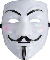 Masque Anonyme / Masque Anonymous V pour Vendetta Blanc / La Maison Du déguisement