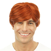 Perruque Courte Raide Roux / Perruque Nick Roux / La Maison Du Déguisement