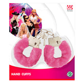 Menottes Rose Avec Fourrure / Menottes Métalliques Avec Fourrure Rose / Menottes En Velours Rose / La Maison du Déguisement