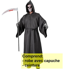 Déguisement Faucheuse Homme / Costume Gream Reaper Luxe Adulte / La Maison Du Déguisement