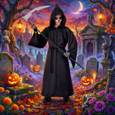Déguisement Faucheuse Garçon / Costume Gream Reaper Luxe Enfant / La Maison Du Déguisement