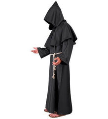 Déguisement Moine Templier Noir / Costume Moine Sombre / La Maison Du Déguisement