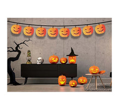 Guirlande citrouille Orange 3 M / Guirlandes citrouille Halloween / La Maison Du Déguisement