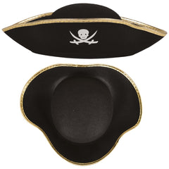 Chapeau Pirate Adulte / Chapeau Pirate Tricorne / Chapeau Corsaire / La Maison Du Déguisement