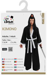 Déguisement Kimono Adulte / Costume Kimono Japonais Noir / Costume Kimono Samouraï Homme / La Maison Du Déguisement