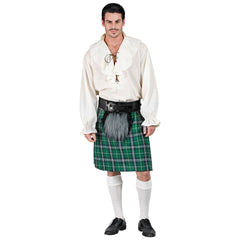 Déguisement Kilt écossais Vert / Costume Kilt écossais Vert / Kilt Avec Sac En Peluche / La Maison Du Déguisement