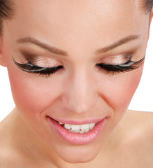 Faux cils En Forme Ailes noirs avec tube de colle / Faux Cils Noirs / La maison Du Déguisement