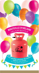 Bouteille Hélium pour gonflage de ballons (30 Ballons) / A Bouteille Helium pour gonfler 30 ballons / La Maison du Déguisement