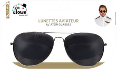 Lunettes Aviateur / Lunettes Pilote / Lunettes Top gun / La Maison Du déguisement