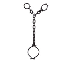 Chaînes de Prisonnier / Menottes Main et Cou Guantánamo / Menottes et tour de cou Bagnard / La Maison Du Déguisement