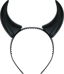 Cornes Diable Noir / Serre-tête Diable Noir / Diadème de diablesse / La Maison du Déguisement