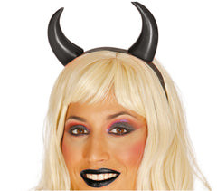 Cornes Diable Noir / Serre-tête Diable Noir / Diadème de diablesse / La Maison du Déguisement