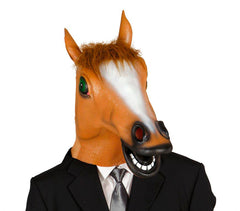 Masque cheval avec poils en Latex / La maison Du Déguisement
