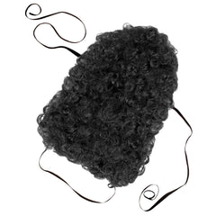 Torse velu noir / Faux torse velu avec poils frisés / La maison Du Déguisement