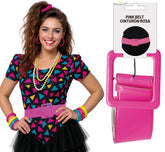 Ceinture Disco Rose / Ceinture Rose Brillante / La Maison Du Déguisement