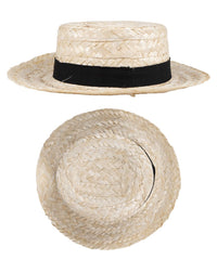 Chapeau Canotier / Chapeau De Paille Canotier / La Maison Du déguisement