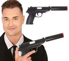 Pistolet avec Silencieux / La Maison Du Déguisement