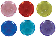 Lot de 50 pierres précieuses / Sachet de 50 Diamants multicolors / La Maison Du Déguisement