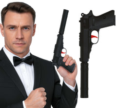 Pistolet avec silencieux / La Maison Du déguisement