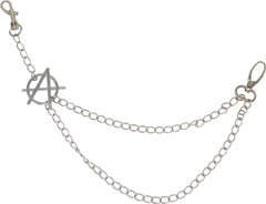 Chaîne Punk Argent / Chaine Rockeur / Chaîne De Biker Argent / La Maison Du Déguisement