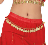 Ceinture En Coin Métallique Belly Danse / Ceinture Orientale / Ceinture Princesse Jasmine En Coin Métallique / La Maison Du Déguisement