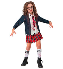 Déguisement Etudiante Zombie Enfant / Costume Ecolière sanglante Halloween Enfant / La Maison Du Déguisement