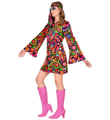 Déguisement Robe Hippie Adulte / Costume Robe Année 60 Disco Femme / La Maison Du Déguisement