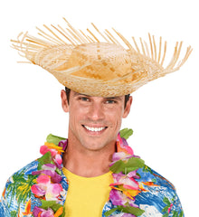 Chapeau Hawaï / Chapeau de paille / La Maison du Déguisement