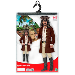 Déguisement Veste Pirate Marron / Costume manteau suédine Marron / La Maison Du Déguisement