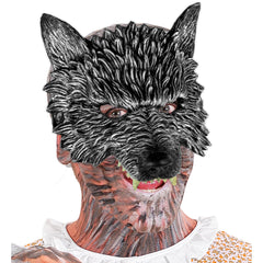 Masque Loup Garou / Demi Masque Loup Sans Menton / La Maison Du Déguisement