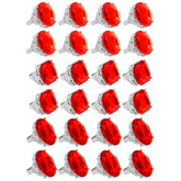 Bague avec Pierre Rouge / Bague avec grosse pierre Rouge / La Maison Du Déguisement