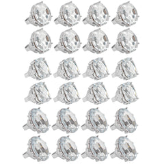 Bague avec Pierre Blanc / Bague avec grosse pierre Blanc / La Maison Du Déguisement