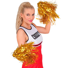 Set De 2 Pom Pom Or / Pom Pom Doré Par 2 / la Maison du déguisement