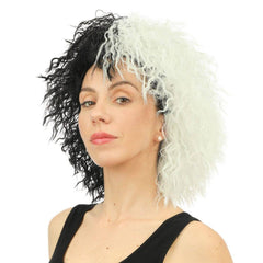 Perruque Cruella / Perruque Cruella Noir et Blanc / La Maison Du Déguisement