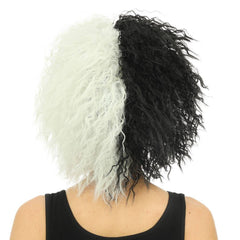 Perruque Cruella / Perruque Cruella Noir et Blanc / La Maison Du Déguisement