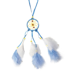 Collier Attrape rêves à plumes / Collier Cheyenne à plumes / Collier Indienne à plumes / La Maison Du Déguisement