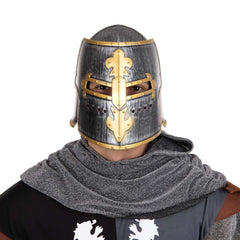 Casque Chevalier Adulte / Casque Guerrier médiéval / Casque Croisé de luxe / La Maison Du Déguisement