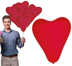 Ensemble de 10 Ballons Cœurs / 10 Ballons Coeur / Sachet de 10 Ballons en Forme de Cœur / la maison Du Déguisement