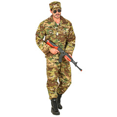 Déguisement Militaire Soldat Luxe / Costume Militaire Camouflage Luxe / La maison du Déguisement